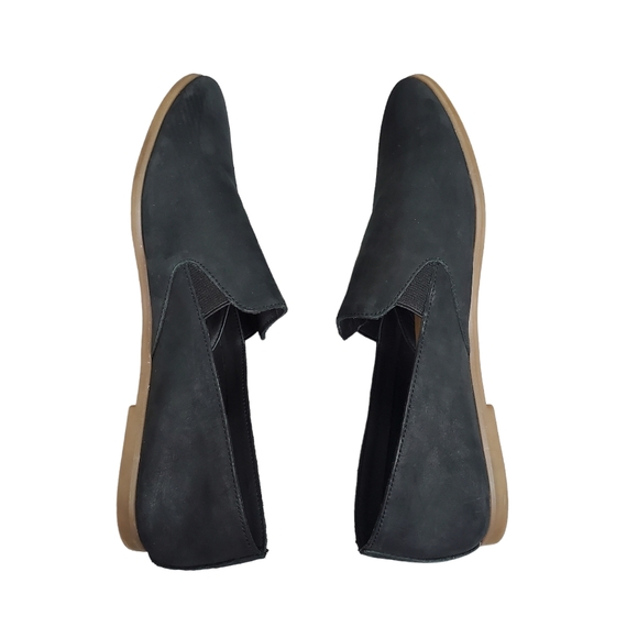 Lucky Brand Charsa Black Leather Loafer Flats Casual Comfy Shoes Size 8 - Picture 4 of 8